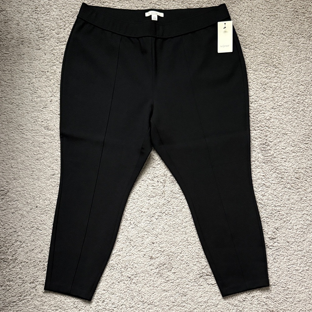 Sejour Black Ankle Pants
